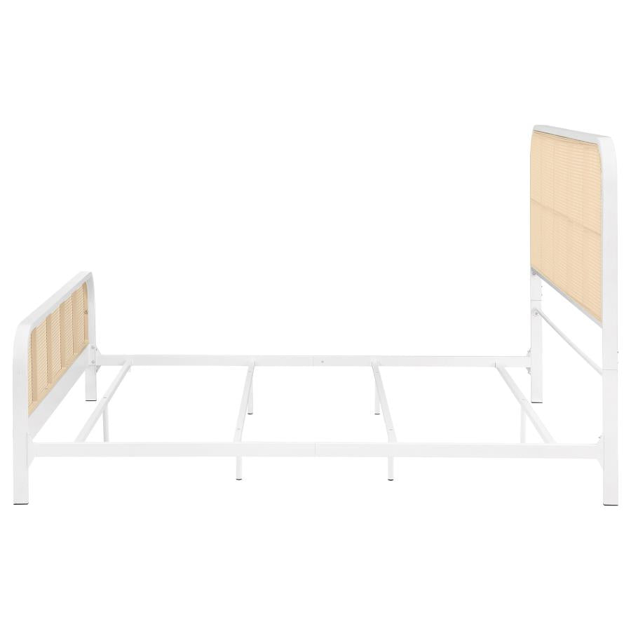 Lanewood Open Cane Webbing Metal Eastern King Bed White-zoom-5