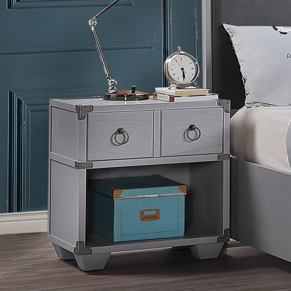 ACME Orchest Nightstand – front view – Lusso Furniture Miami