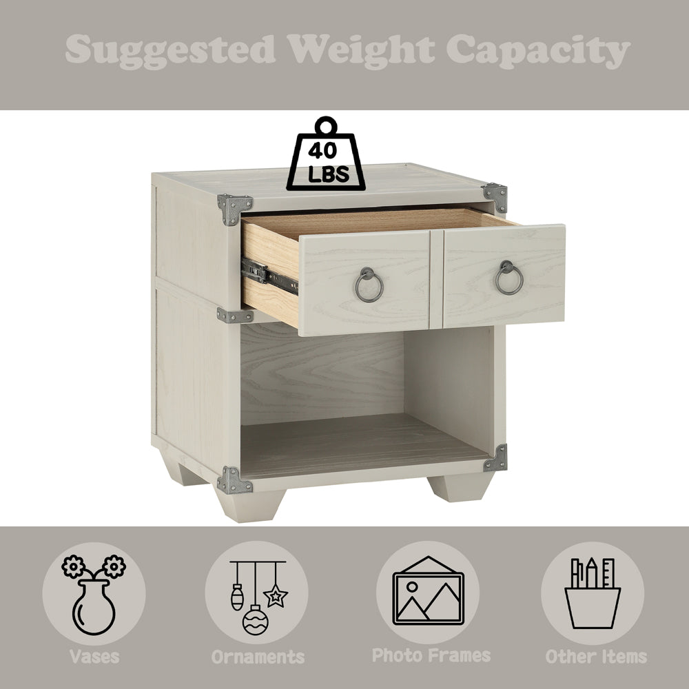 ACME Orchest Nightstand – close-up – Lusso Furniture Miami