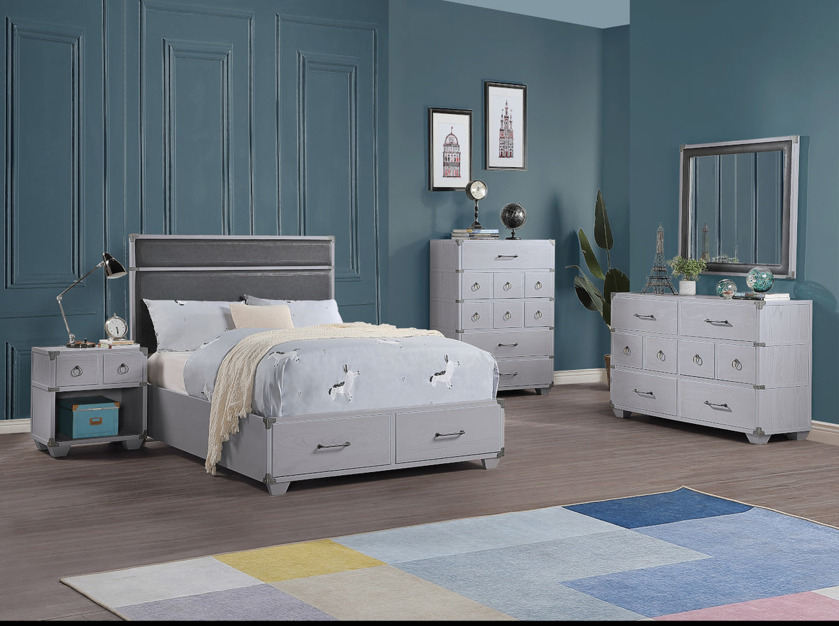 ACME Orchest Nightstand – back view – Lusso Furniture Miami