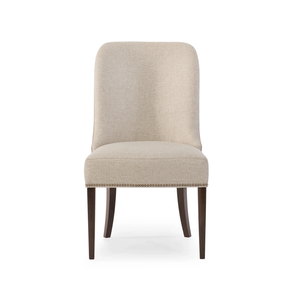 Caracole Streamline Side Chair – front view – Lusso Furniture Miami
