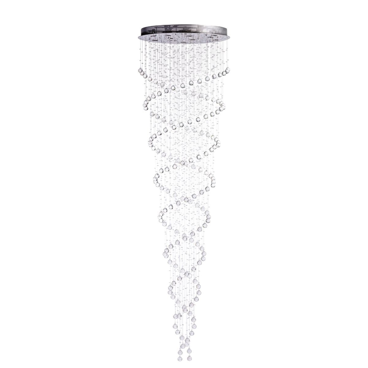 Crystal Chandelier Double Helix// 12 Light-zoom-1