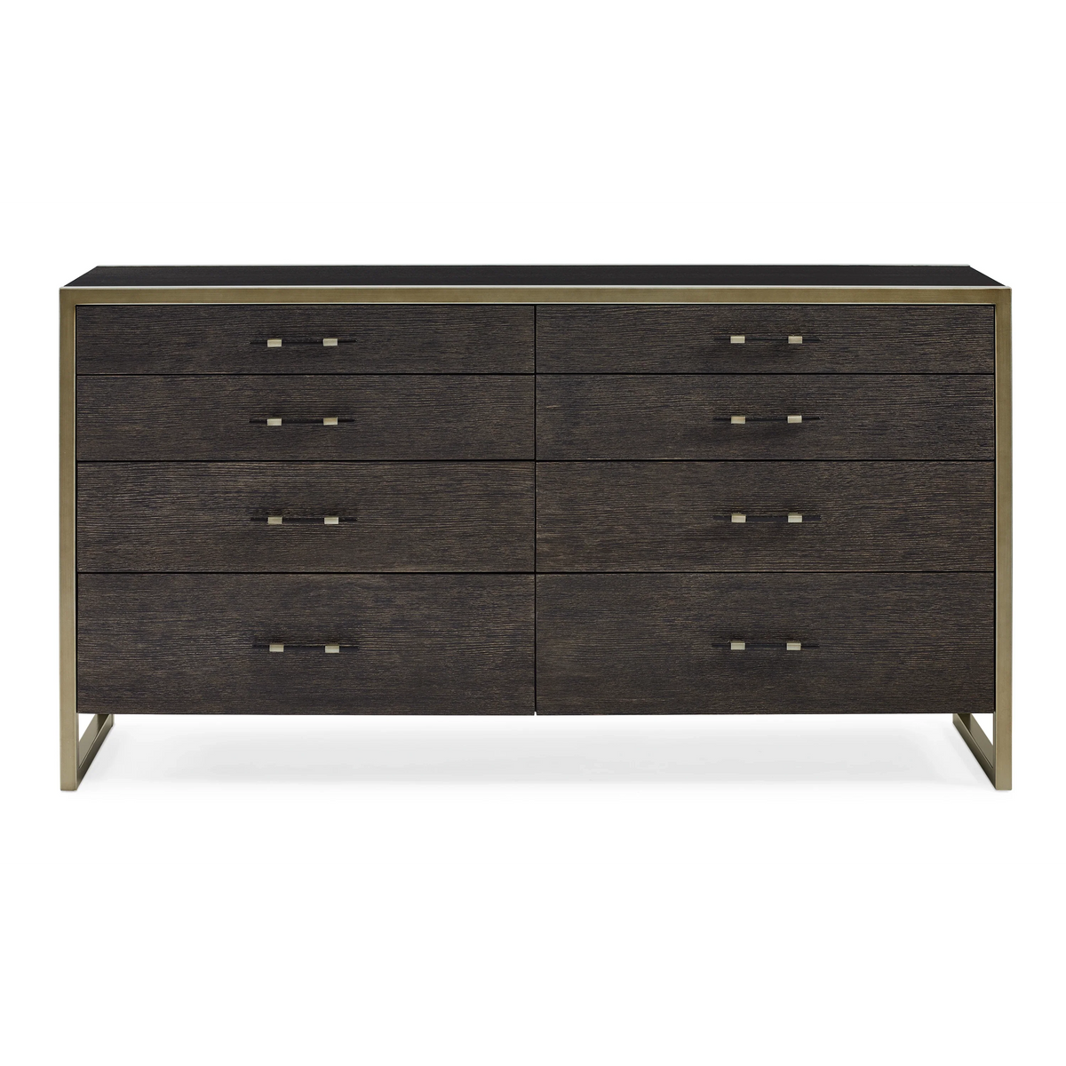 Caracole Remix Double Dresser – front view – Lusso Furniture Miami