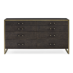 Caracole Remix Double Dresser – front view – Lusso Furniture Miami