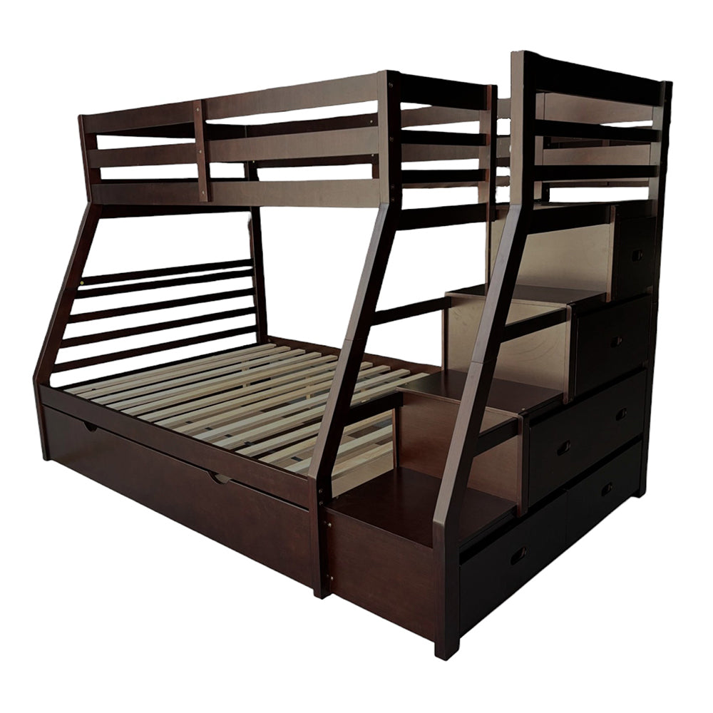 ACME Jason Storage Bunk Bed with Trundle – side view – Lusso Furniture Miami