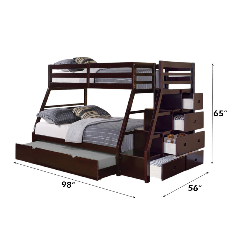 ACME Jason Storage Bunk Bed with Trundle-zoom-