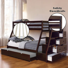 ACME Jason Storage Bunk Bed with Trundle – alternate view – Lusso Furniture Miami