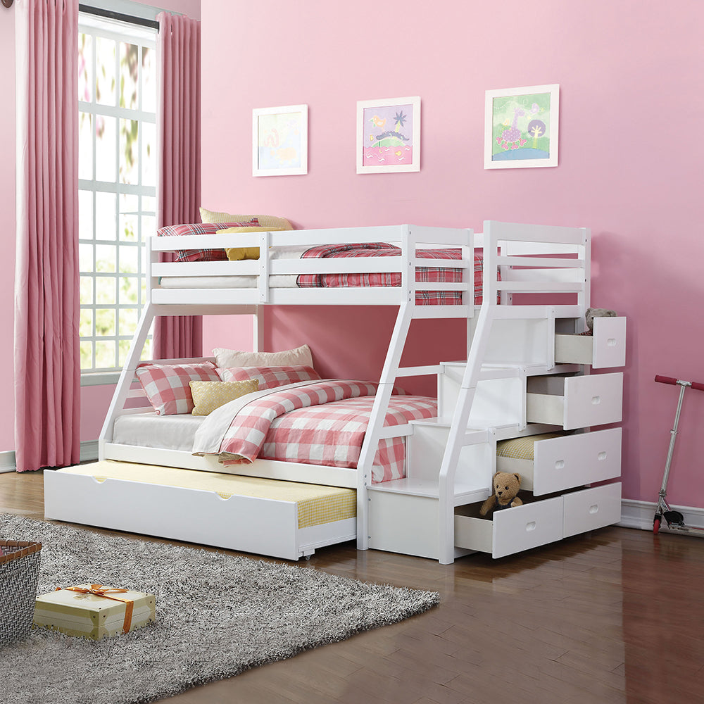 ACME Jason Storage Bunk Bed with Trundle – view 11 – Lusso Furniture Miami