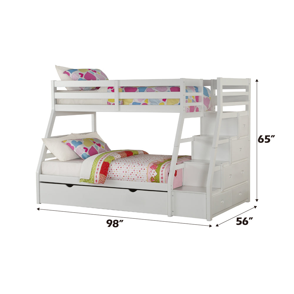 ACME Jason Storage Bunk Bed with Trundle – view 17 – Lusso Furniture Miami