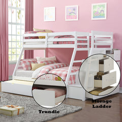 ACME Jason Storage Bunk Bed with Trundle – view 18 – Lusso Furniture Miami