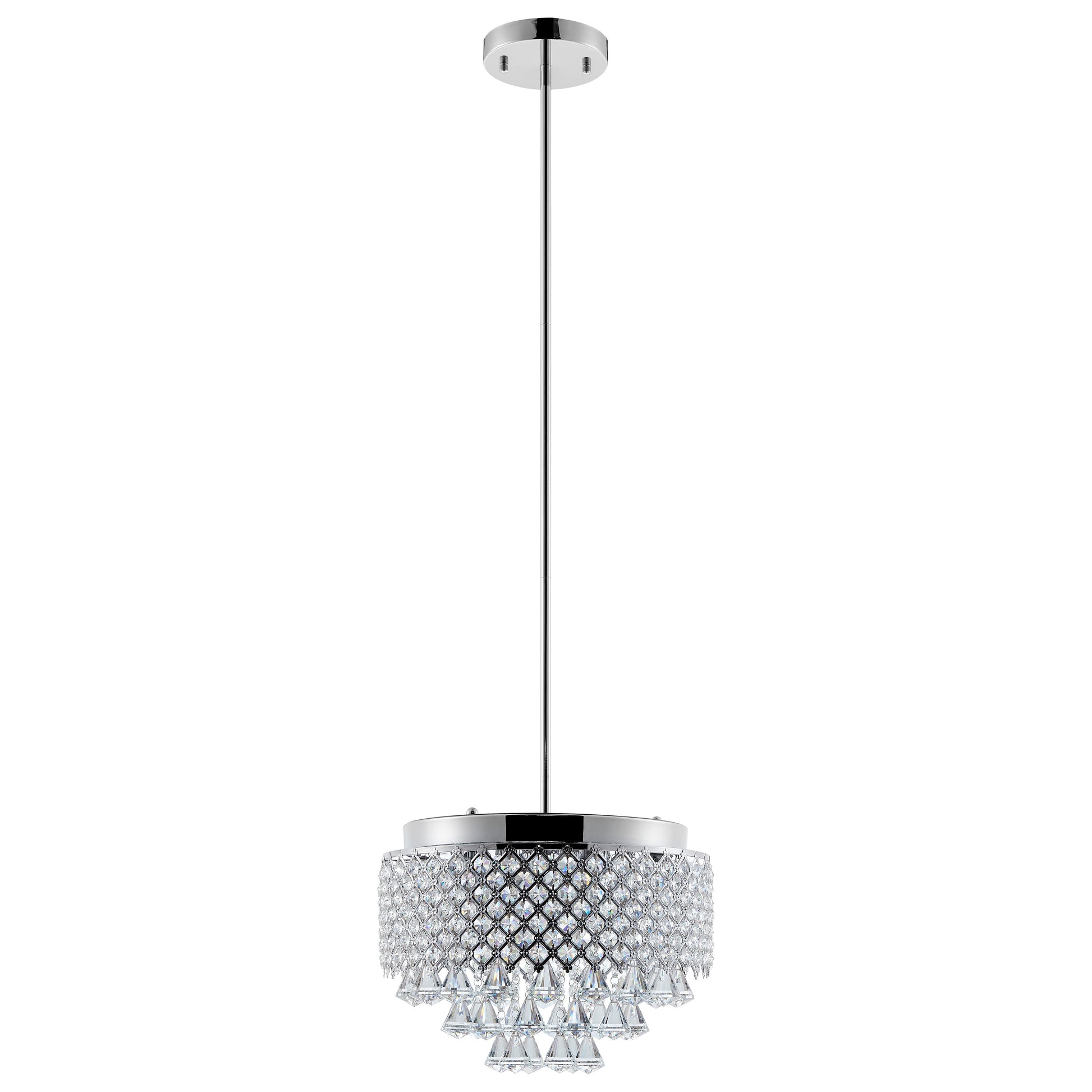 Cinderella Crystal Round Chandelier Pendant-1