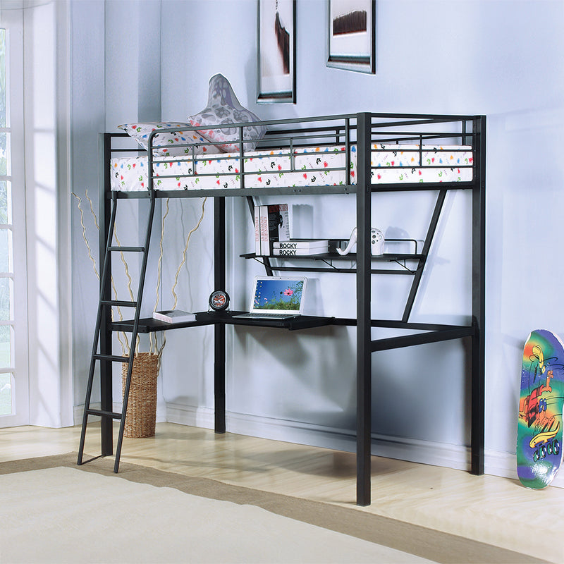 ACME Senon Loft Bed with Desk-zoom-