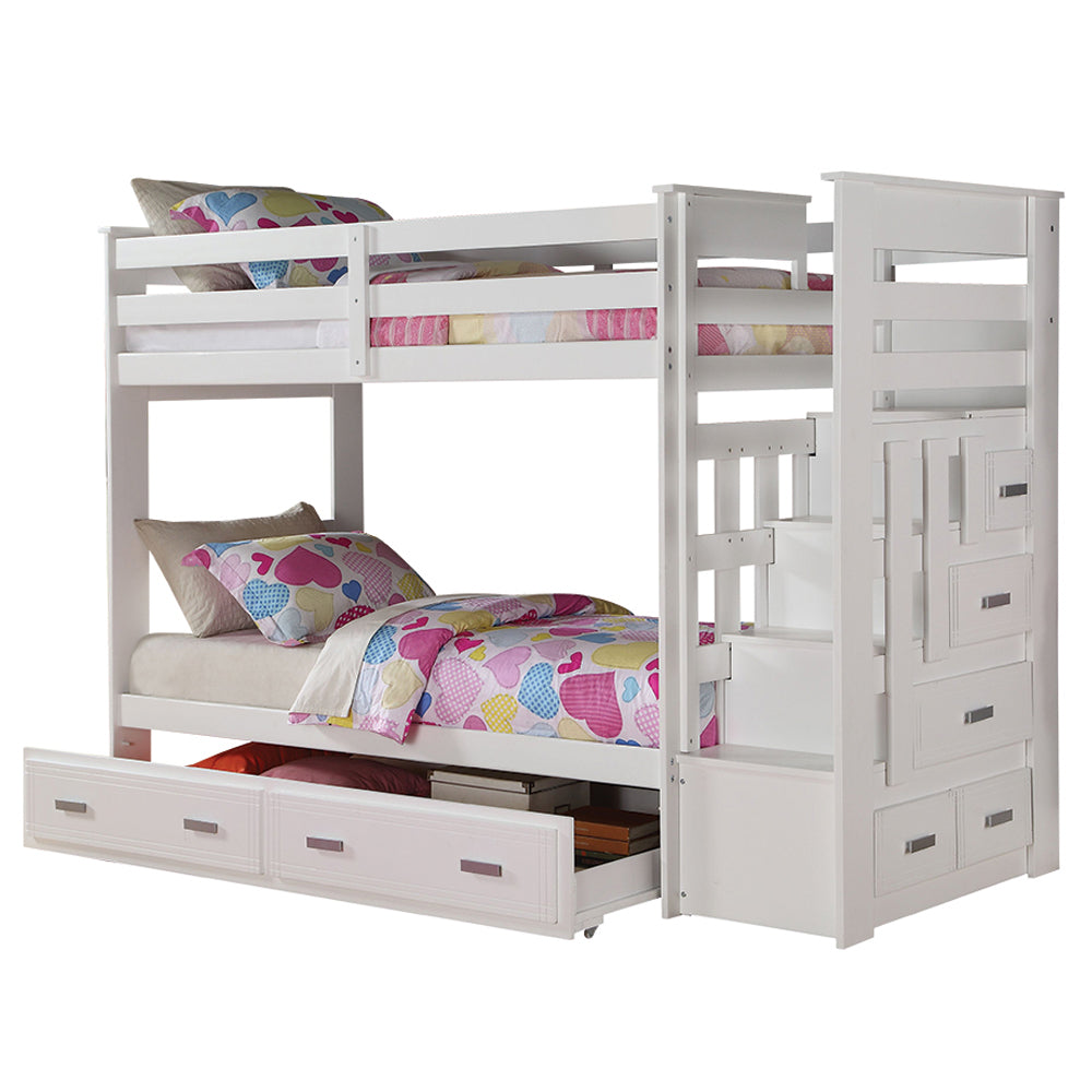 ACME Allentown Bunk Bed with Trundle – view 11 – Lusso Furniture Miami