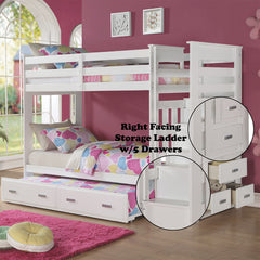 ACME Allentown Bunk Bed with Trundle – view 13 – Lusso Furniture Miami