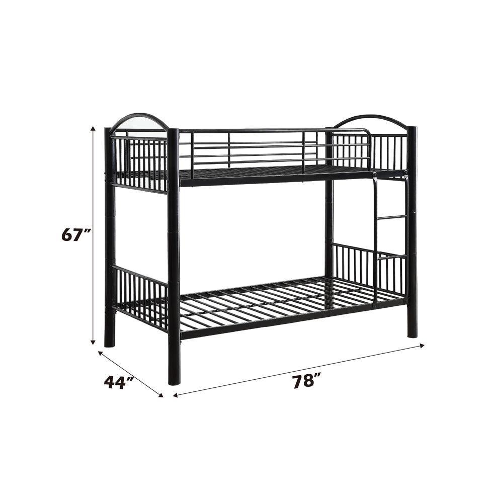 ACME Cayelynn Convertible Bunk Bed – back view – Lusso Furniture Miami