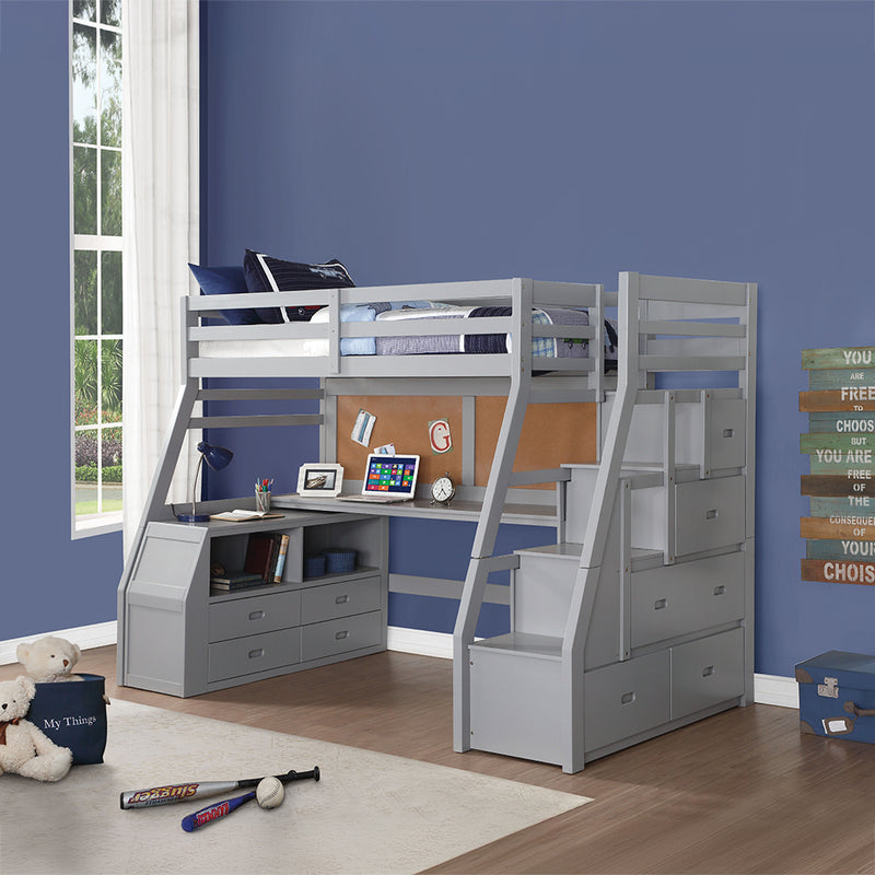 ACME Jason II Storage Loft Bed-zoom-