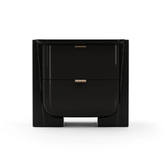 Caracole Overlap Nightstand – back view – Lusso Furniture Miami