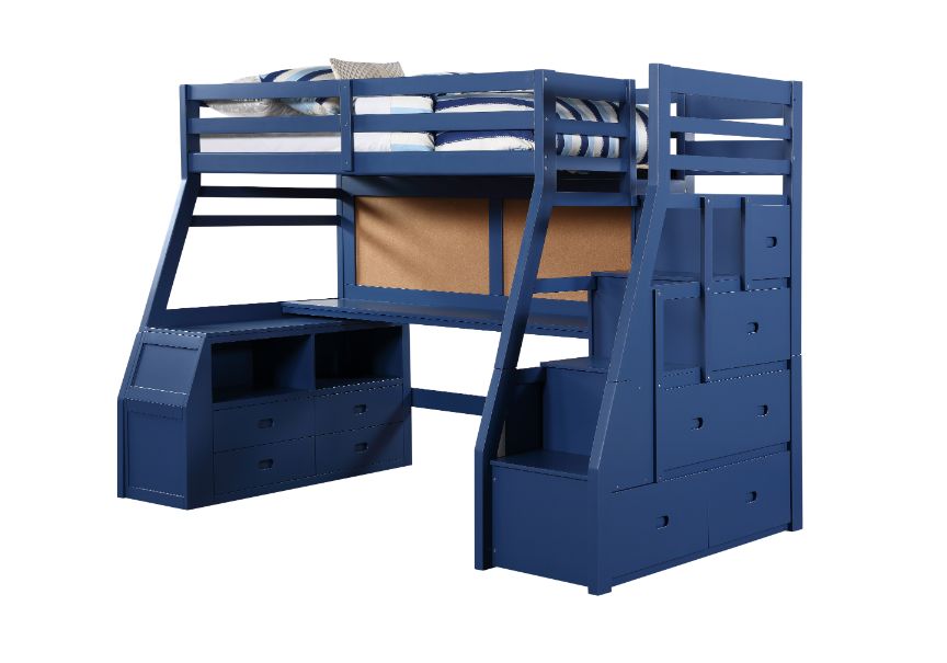 ACME Jason II Storage Loft Bed – room setting – Lusso Furniture Miami