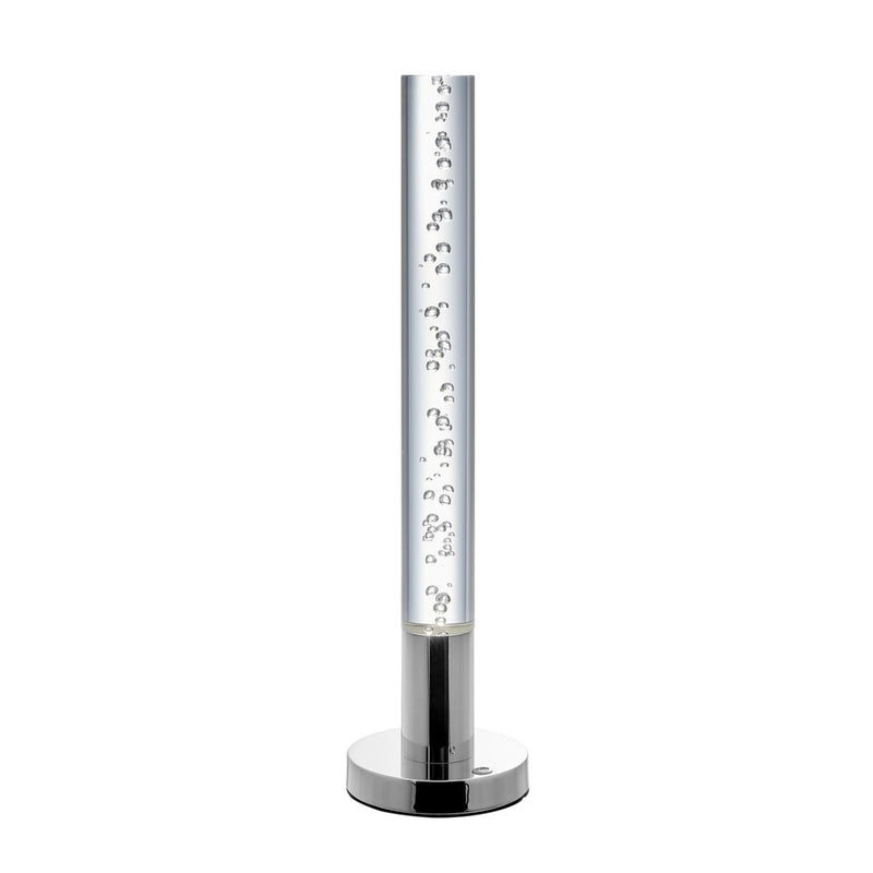 Acrylic Cylinder Table Lamp // 1 Light with Touch Switch-zoom-