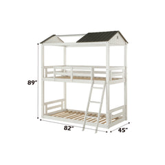 ACME Nadine Cottage Bunk Bed – angle view – Lusso Furniture Miami
