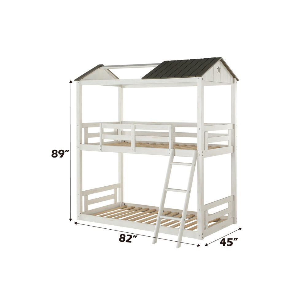 ACME Nadine Cottage Bunk Bed – angle view – Lusso Furniture Miami