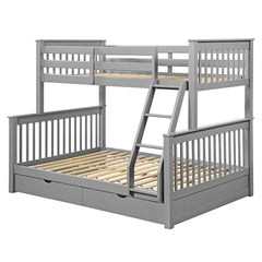 ACME Haley II Storage Bunk Bed – angle view – Lusso Furniture Miami