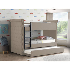 ACME Romana II Bunk Bed with Trundle – angle view – Lusso Furniture Miami