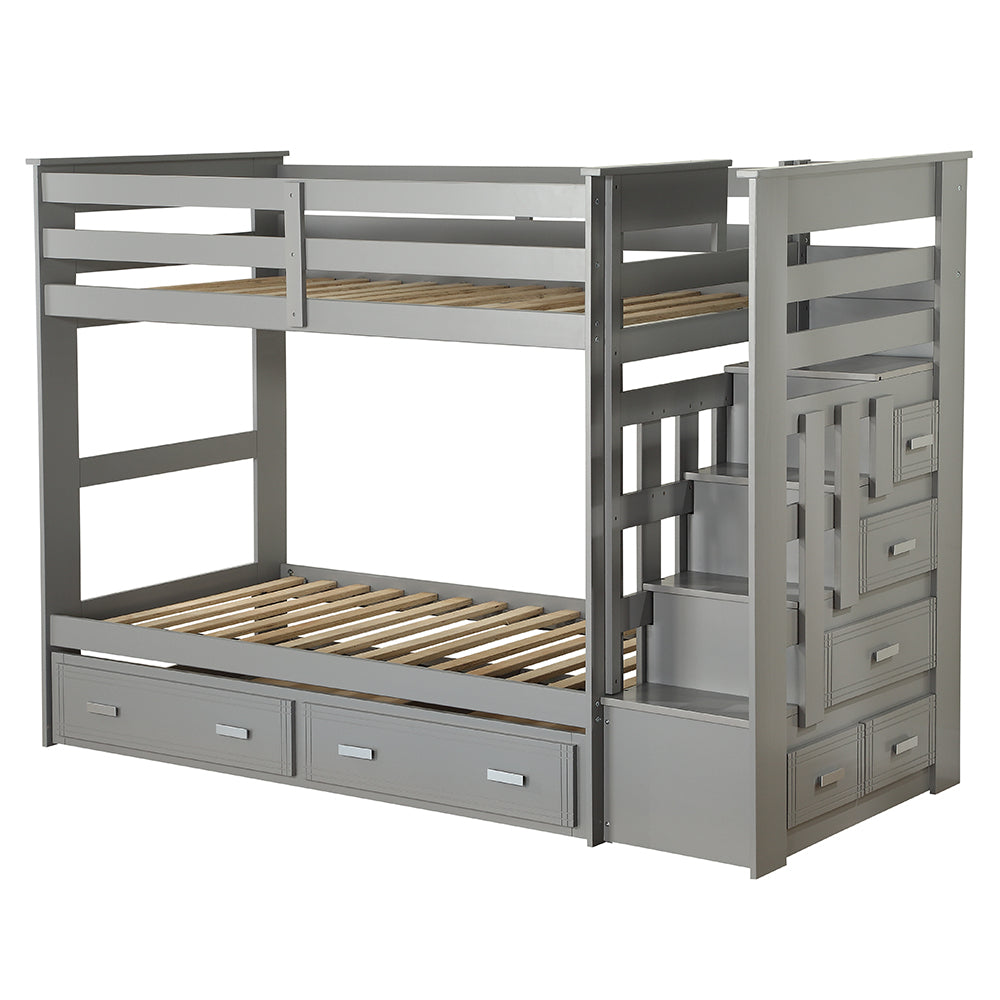 ACME Allentown Bunk Bed with Trundle – top view – Lusso Furniture Miami