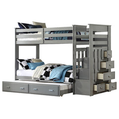 ACME Allentown Bunk Bed with Trundle – alternate view – Lusso Furniture Miami
