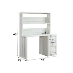 ACME Cargo Writing Desk with Hutch – room setting – Lusso Furniture Miami
