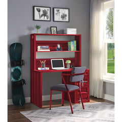 ACME Cargo Writing Desk with Hutch – front view – Lusso Furniture Miami