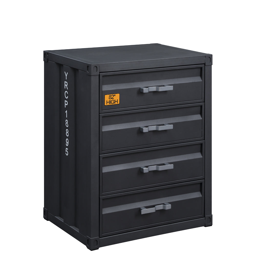 ACME Cargo 4 Drawer Chest – angle view – Lusso Furniture Miami
