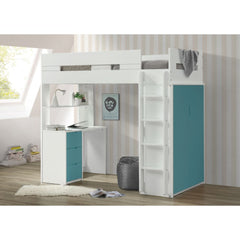 ACME Nerice Loft Bed with Desk – view 13 – Lusso Furniture Miami