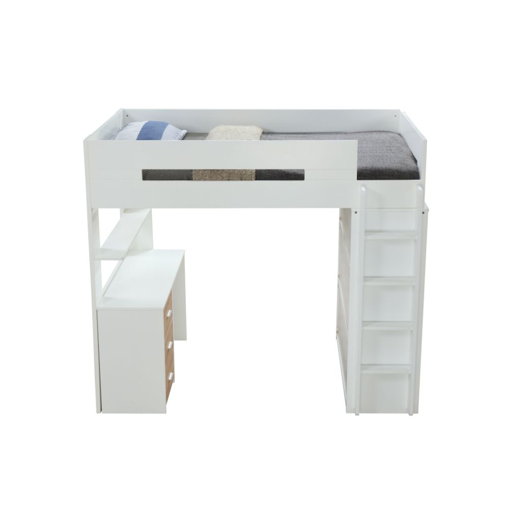 ACME Nerice Loft Bed with Desk – top view – Lusso Furniture Miami