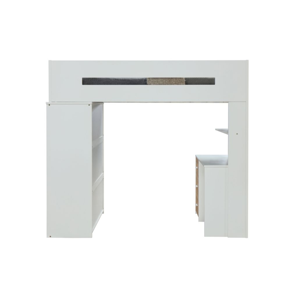 ACME Nerice Loft Bed with Desk – alternate view – Lusso Furniture Miami
