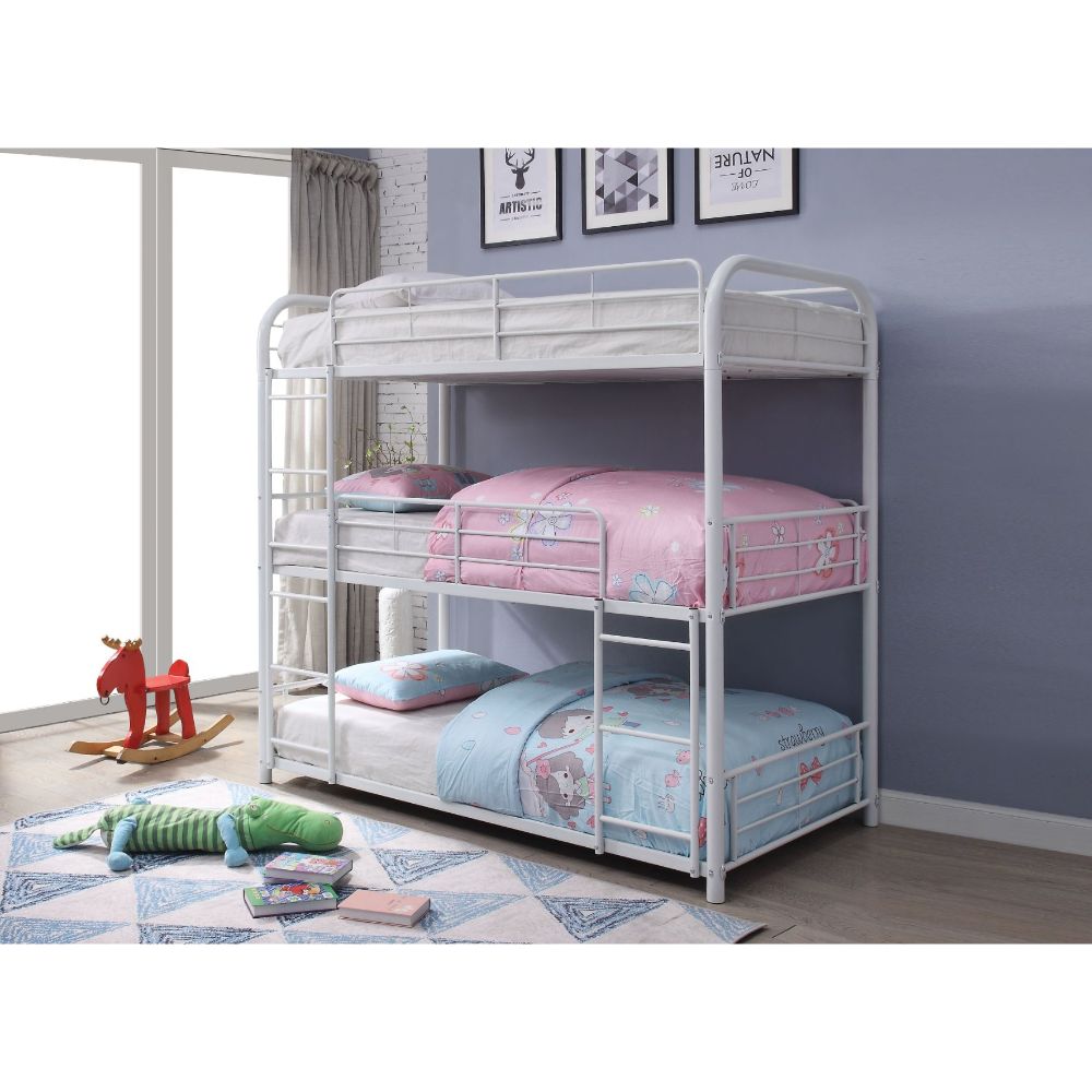 ACME Cairo Triple Bunk Bed – front view – Lusso Furniture Miami