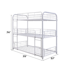 ACME Cairo Triple Bunk Bed – angle view – Lusso Furniture Miami