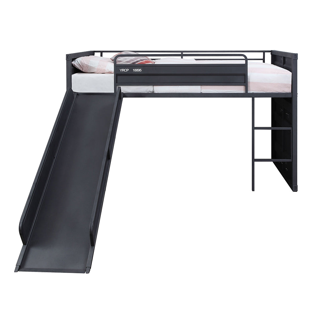 ACME Cargo Slide Loft Bed – side view – Lusso Furniture Miami