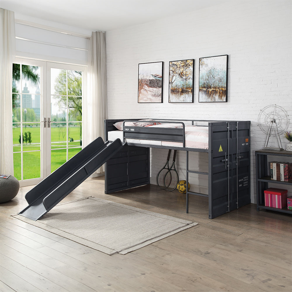 ACME Cargo Slide Loft Bed – front view – Lusso Furniture Miami