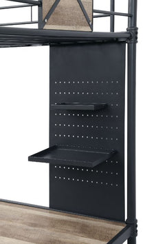 ACME Cordelia Desk Loft Bed – angle view – Lusso Furniture Miami