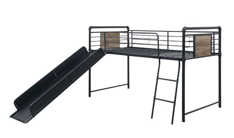 ACME Cordelia Slide Loft Bed – front view – Lusso Furniture Miami