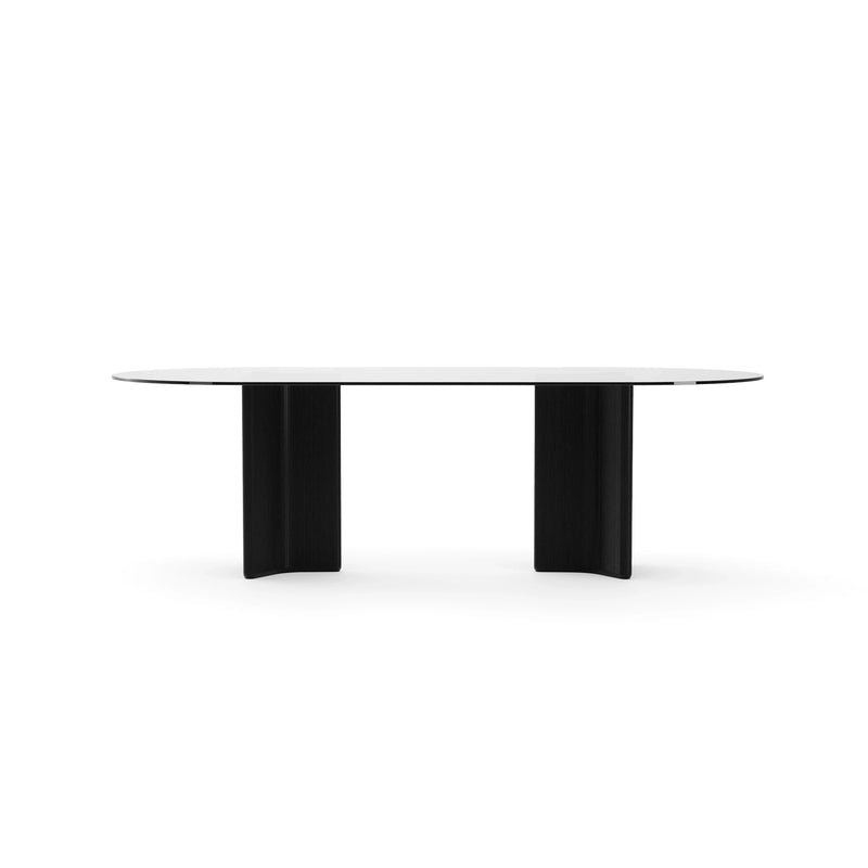 Caracole Viola Smoked Glass Dining Table-zoom-