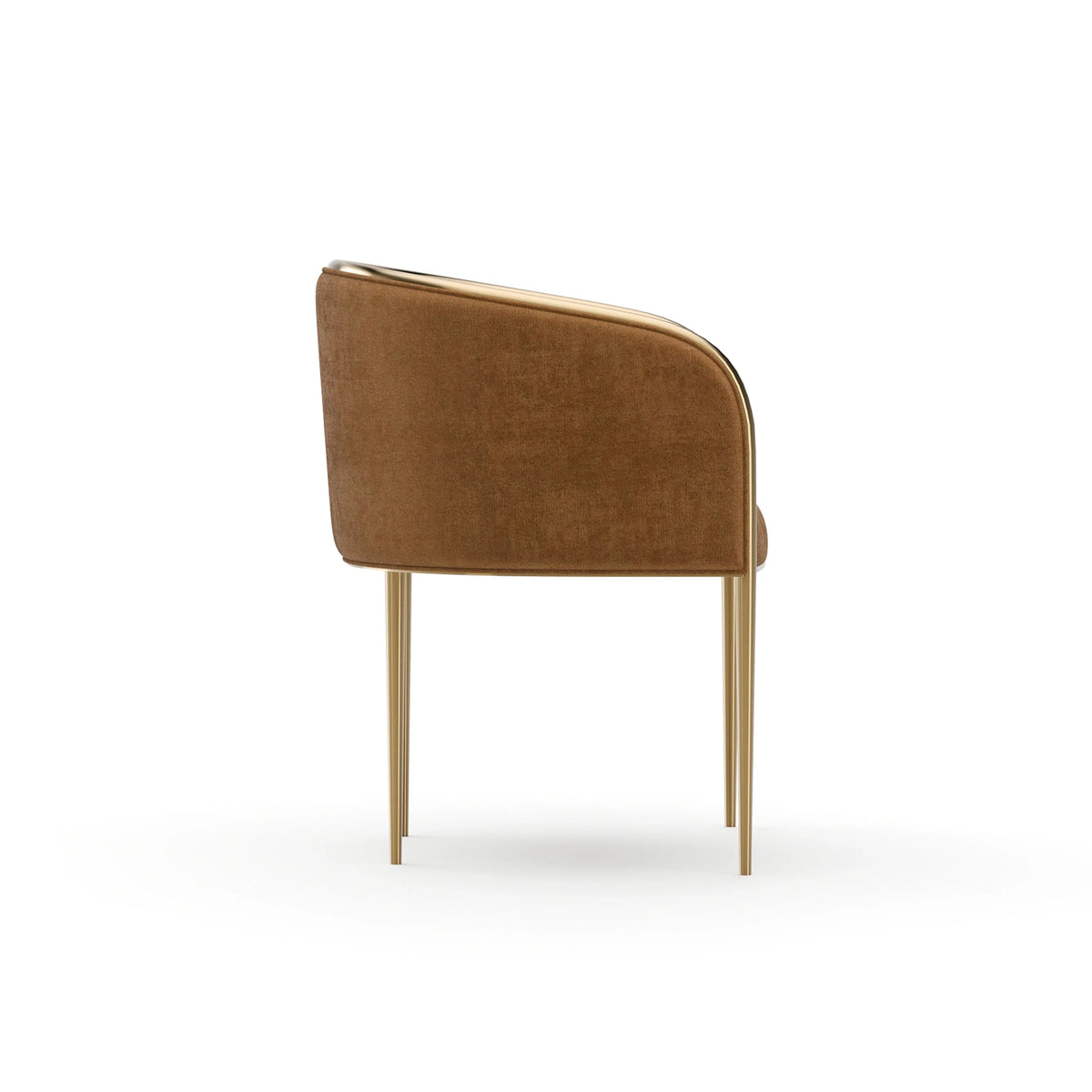 Caracole Tension Dining Chair – side view – Lusso Furniture Miami