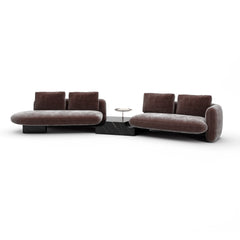 Caracole Overlap Sectional – finish detail – Lusso Furniture Miami