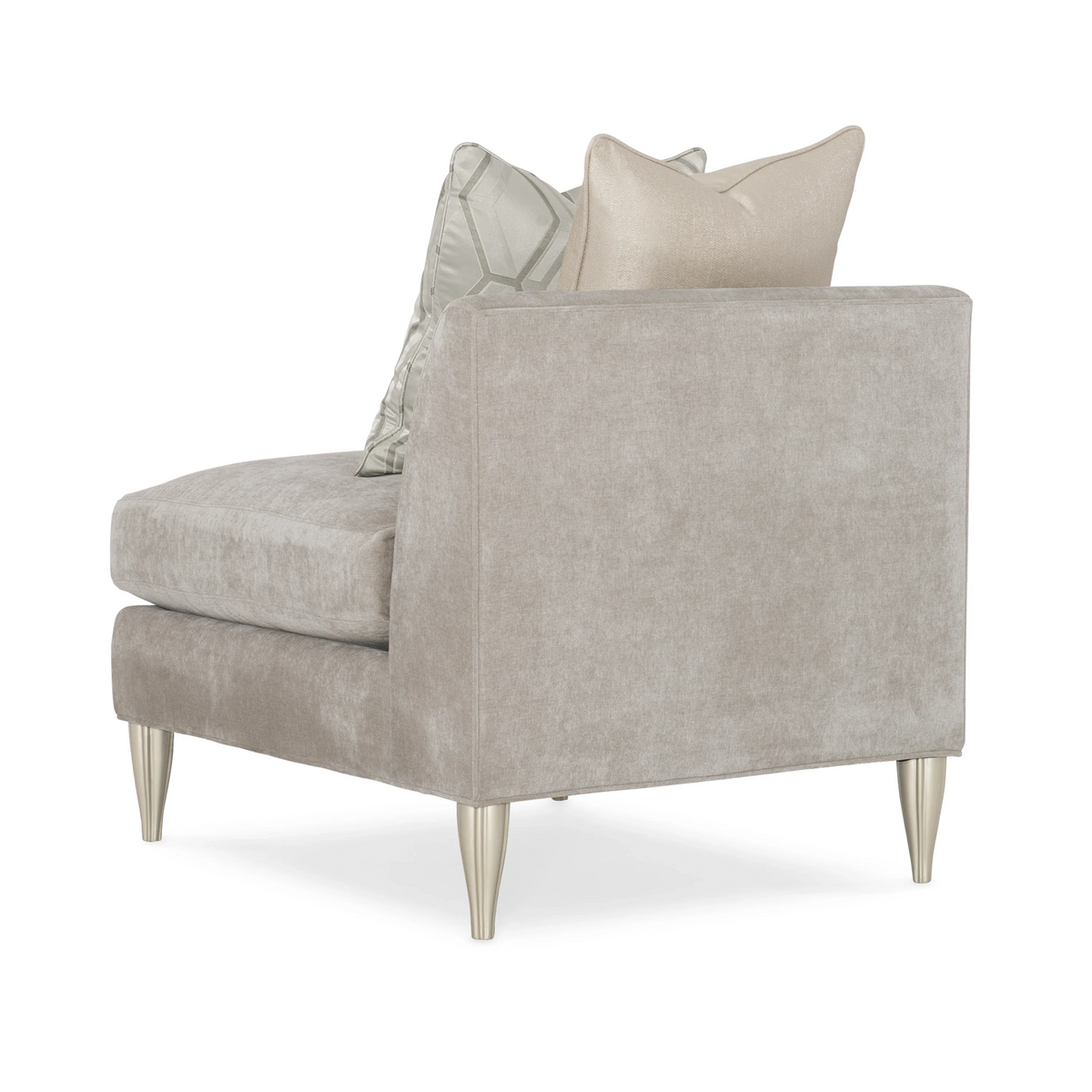 Caracole Fret Knot Armless Chair – room setting – Lusso Furniture Miami