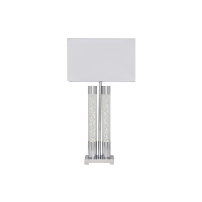 Acrylic Table Lamp // Chrome-zoom-