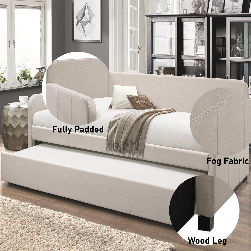 ACME Jagger Daybed with Trundle – angle view – Lusso Furniture Miami