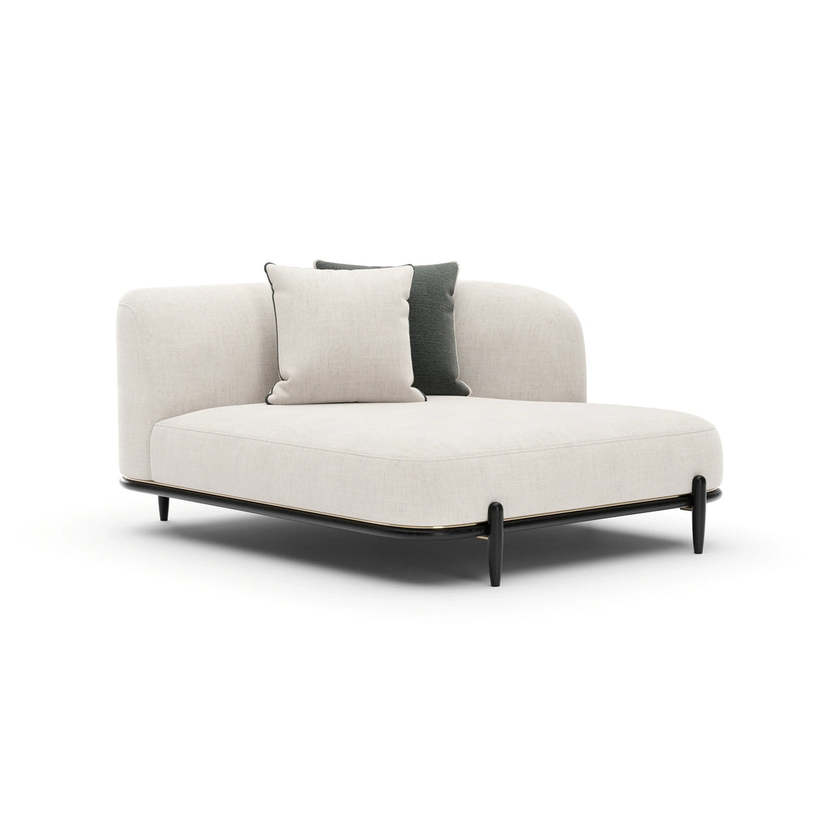 Caracole Madera Sectional Components – finish detail – Lusso Furniture Miami