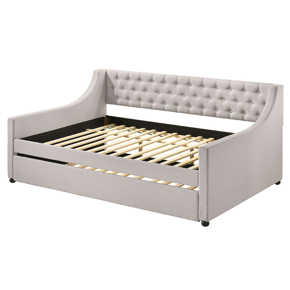 ACME Lianna Daybed with Trundle – finish detail – Lusso Furniture Miami