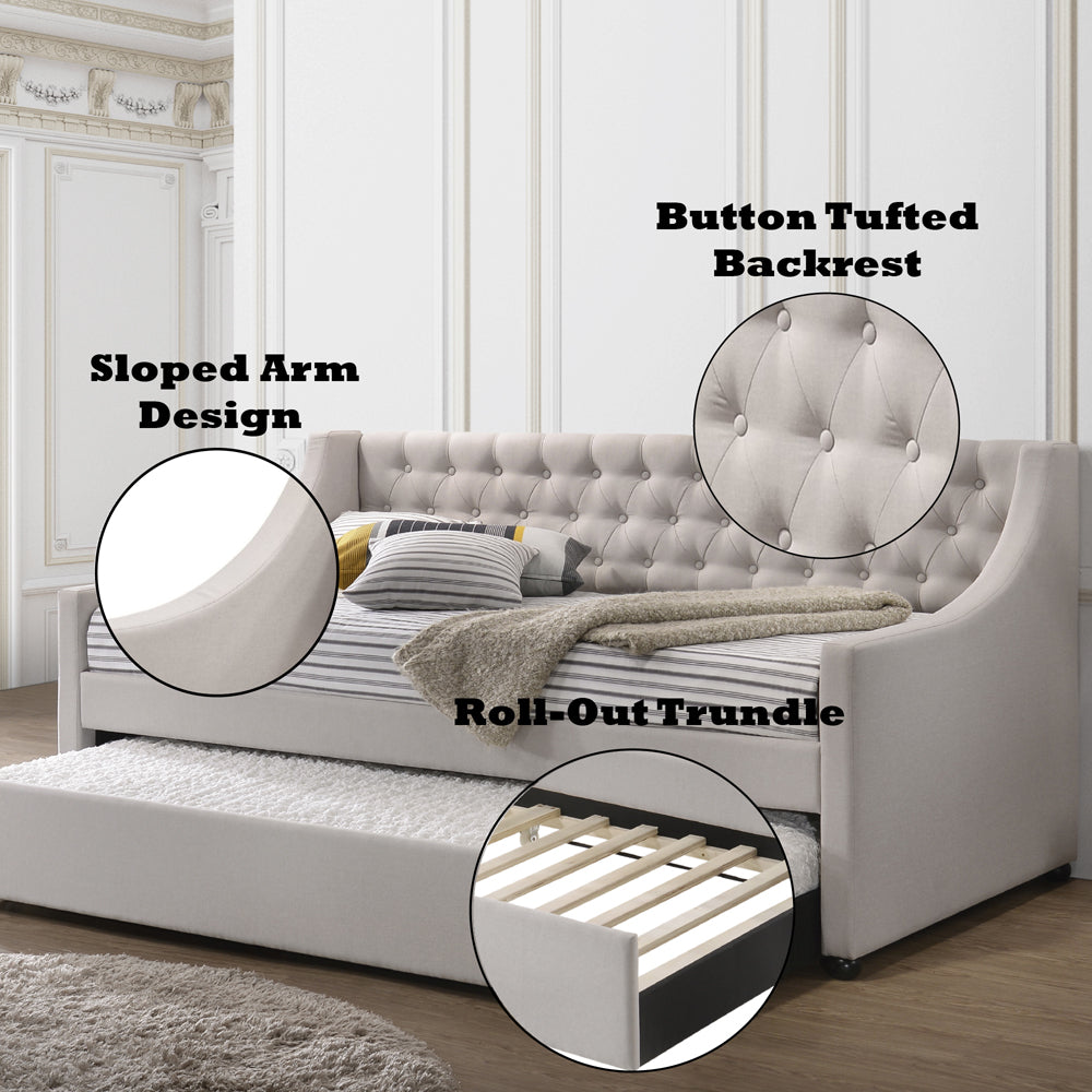 ACME Lianna Daybed with Trundle – side view – Lusso Furniture Miami